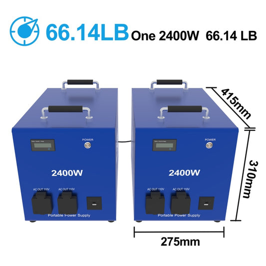 CEA 2400W Portable Power Station 2048Wh, Expandable to 4800W/4096Wh with 2 Units