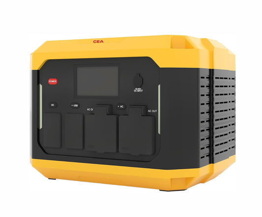 CEA Solar Power Bank, Portable Power Station 500W, Solar Generator with AC Outlets/USB Ports
