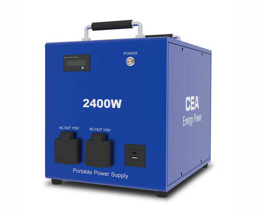 CEA 2400W Portable Power Station 2048Wh, Expandable to 4800W/4096Wh with 2 Units